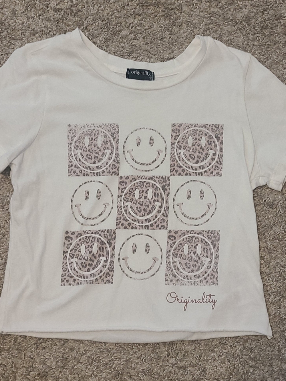 Girls Smiley Face Tee